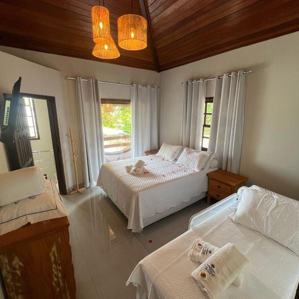 Casa Village Beach Premium - Piscina Privativa Iluminada - 350m da Praia de Taperapuã - Até 12 Hóspedes - 3 Quartos Climatizados sendo 2 Suítes e 1 Semi-Suíte - TV em Todos os Quartos - Garagem para até 3 Carros - Alexa Integrada - Rua da Arena Axé Moi - Foto 2