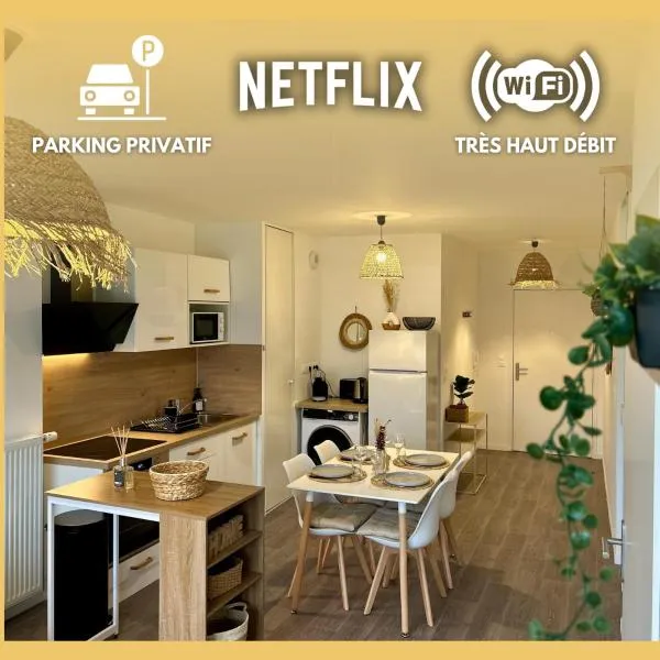 Le Cocon, proche centre-ville - Balcon - Parking, hotel in Chartres