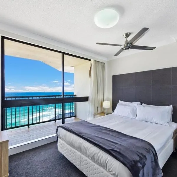Breathtaking Ocean View 2 BDR Apartment by the Beach, hotel in Gold Coast