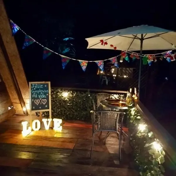Glamping la cabaña, hotel u gradu La Ermita