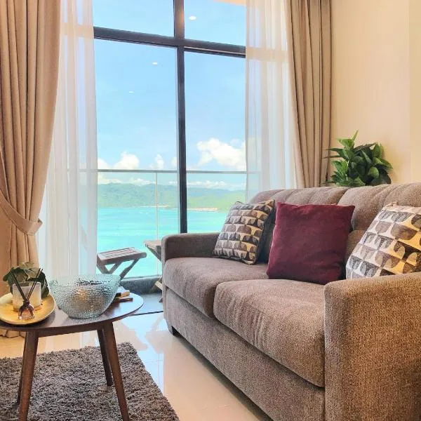 Sea Park LeSu 8 The Shore KK I 1 plus 1 Room 2-5 Pax 홈스테이, hotel in Kota Kinabalu