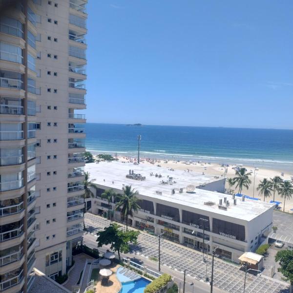 Apto Pitangueiras Pé na Areia e Vista do Mar