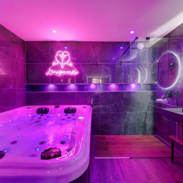 L'Inséparable - Jacuzzi - Terrasse - Parking - Vélos, hotel in Fondettes