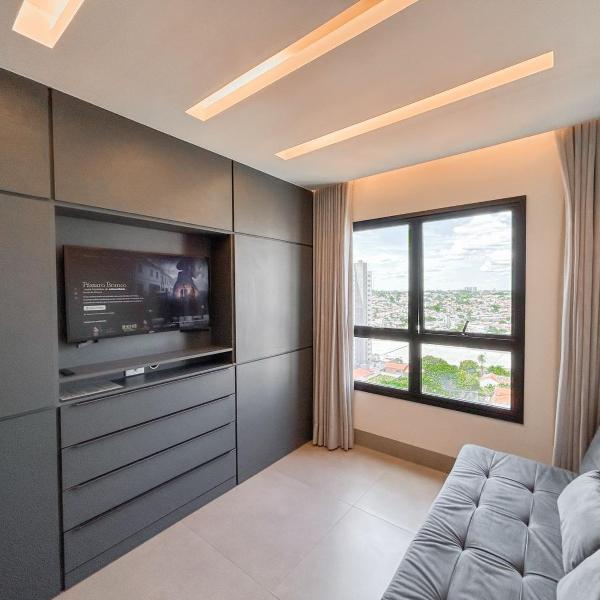 Loft Confortável e Elegante com Quarto Fechado