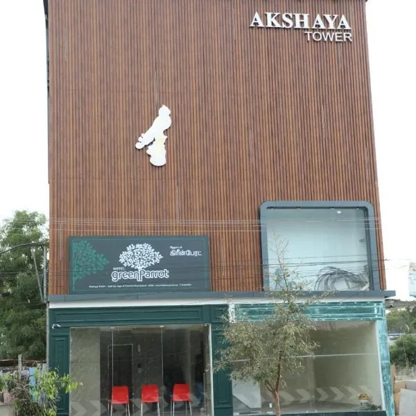 Hotel Green parrot, hotel v destinaci Madurai