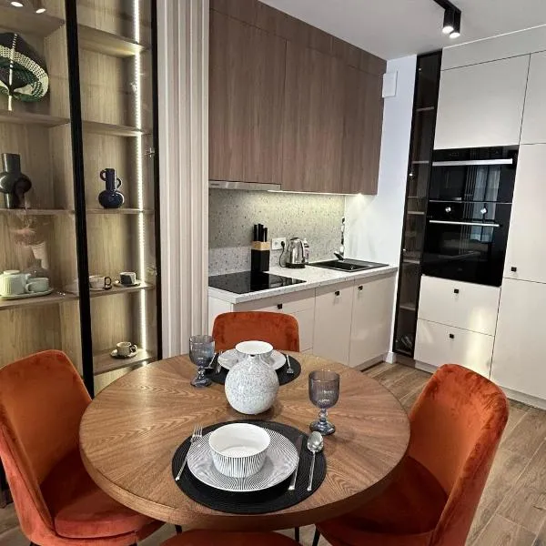 Luksusowy apartament z klimatyzacją i garażem podziemnym w centrum miasta, hotel v destinaci Siedlce