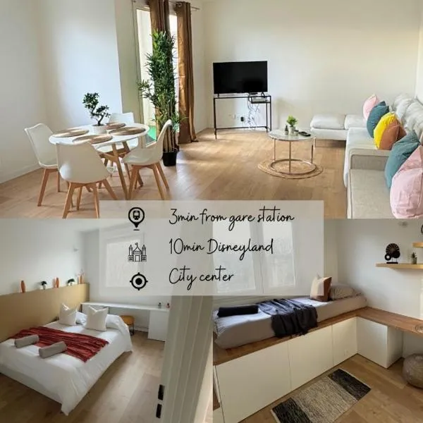 Logement familial près de Disney, hotel v destinácii Bussy-Saint-Georges