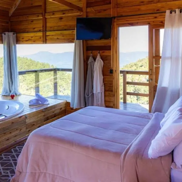 Chalé alecrim Rancho Queimado, hotel v destinaci Aguas Mornas
