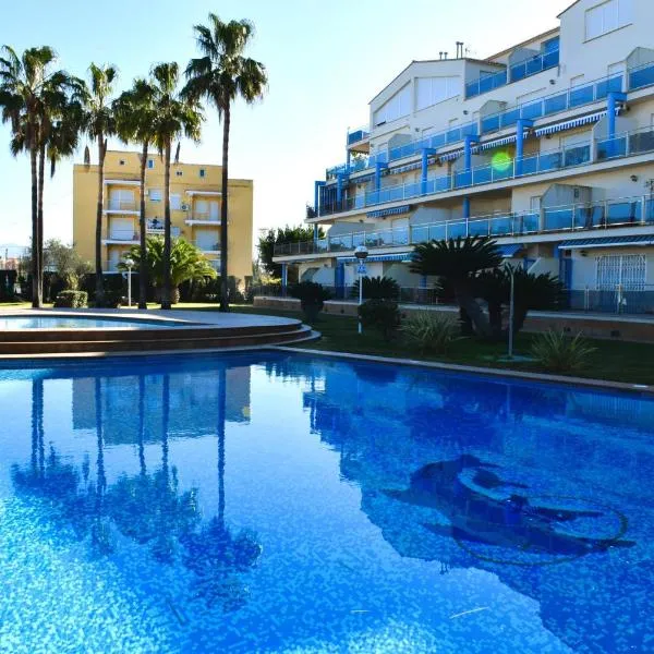 Estudio con Piscina a 80 metros de la Playa Les Deveses - Denia: Denia'da bir otel