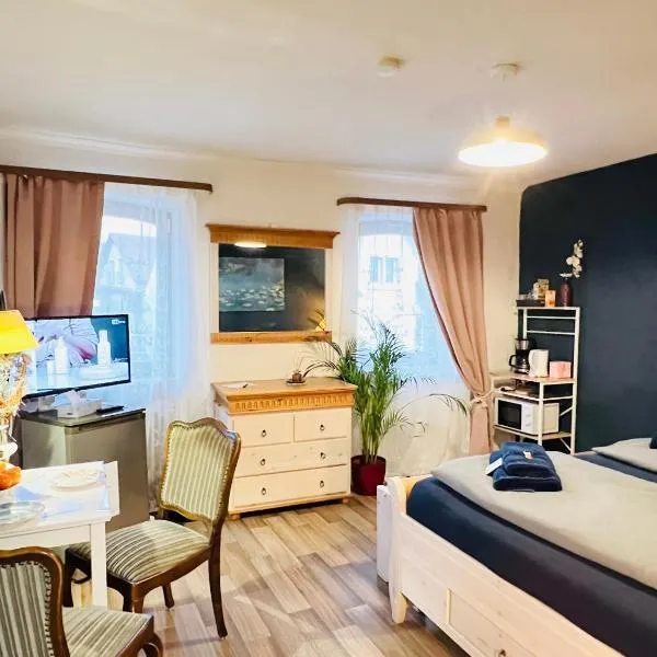 Apartment Amelie - Zimmer mit TV, W-Lan, Mikrowelle und Kühlschrank, Bad mit Dusche, hotel v destinaci Malterdingen