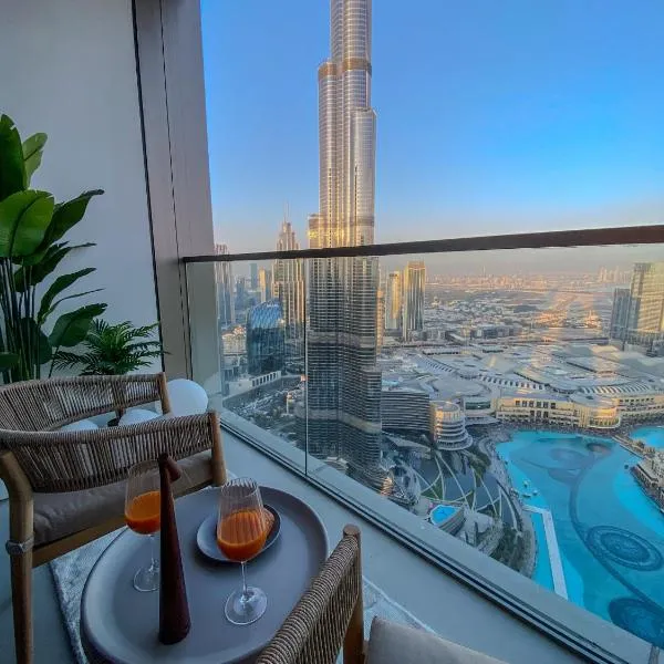 Full Burj and Fountain view Downtown by Bella Elite Homes, hotel v Dubaji