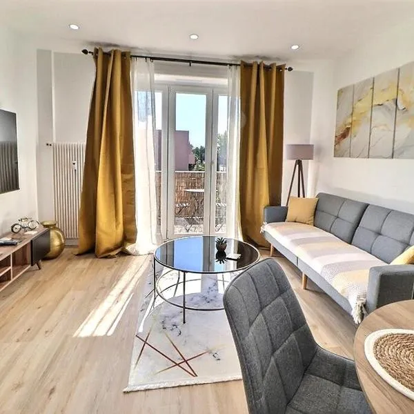 Appartement Moderne et Cosy avec Balcon - Parking Gratuit - Netflix, hotel em Logelbach