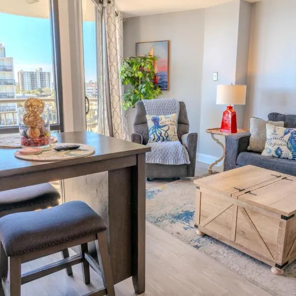 Ocean View Double Suite! Sleeps 4 Meridian Plaza 705, hotel en Myrtle Beach