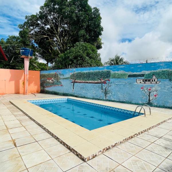 Casa com piscina no moka para o Natal