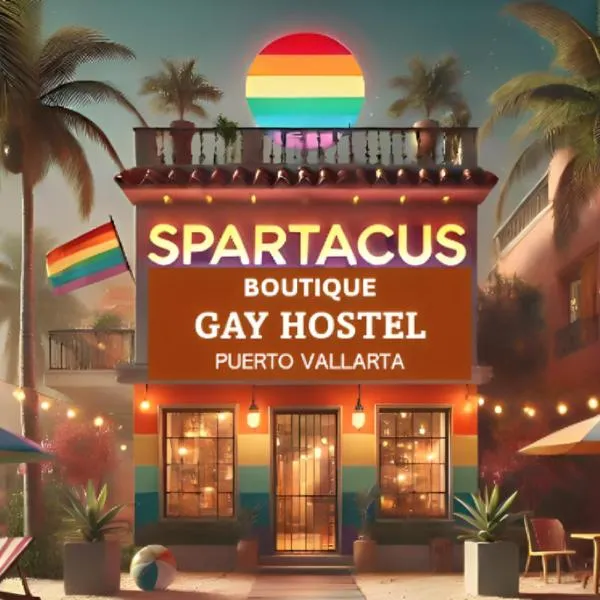 Spartacus hostel boutique for men, hotel v destinaci Puerto Vallarta