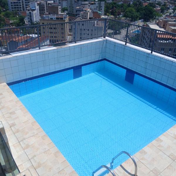 APÊ COM PISCINA E AR - 2Q DA PRAIA DA ENSEADA. - Foto 4
