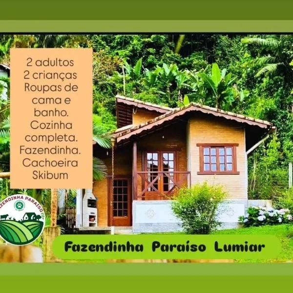 Chalé Paraíso Fazendinha Cachoeira Pet Friendly, hotel v destinaci Lumiar