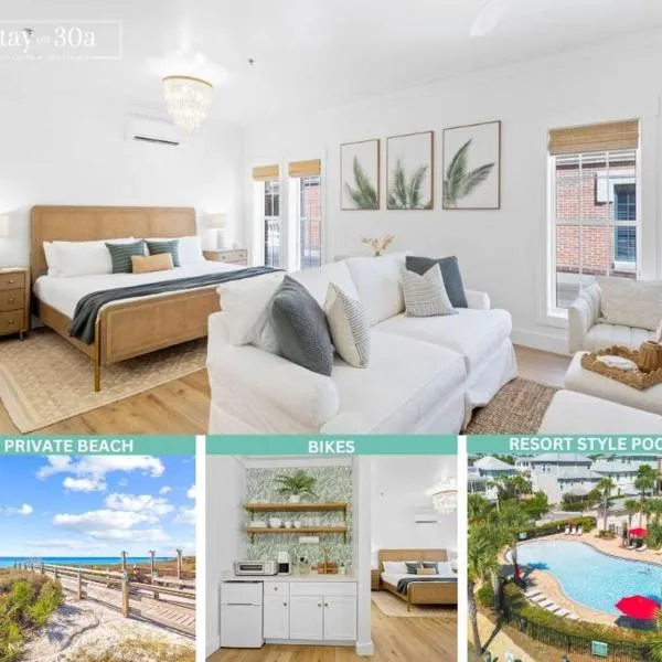 Palmetto Place by Stay on 30A- Bikes, Private Beach Access, hotel en Rosemary Beach