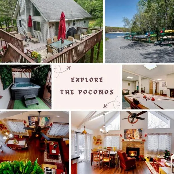 Poconos Getaway with Hot Tub-Close to Attractions, Perfect for Family &Friends!, hotel v destinaci Blakeslee