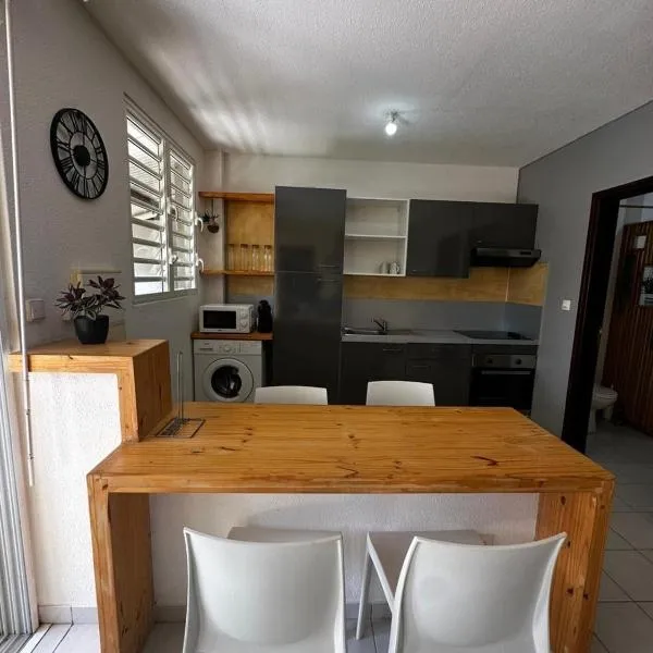 Appartement Montabo Zen T2 - Jacuzzi - Jardin - Terasse - Wifi - Clim - Zac hibiscus, khách sạn ở Cayenne