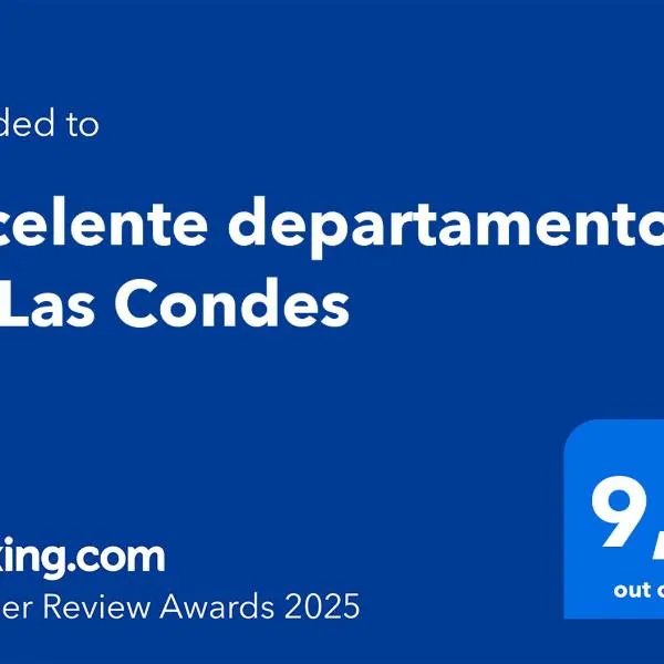 Excelente departamento en Las Condes, hotel en Santiago