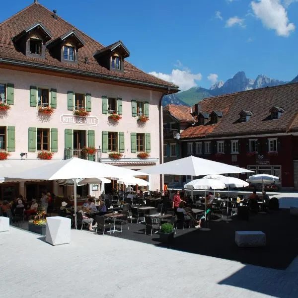 Hôtel de Ville, hôtel à Château-d'Oex