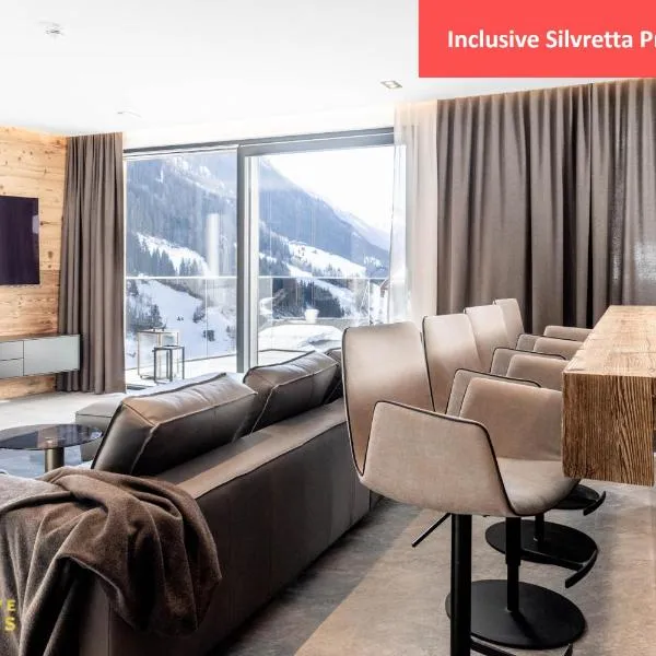 Hollywood Dream Penthouse & Apartments mit privater Sauna nahe Ischgl, hotel Kapplban