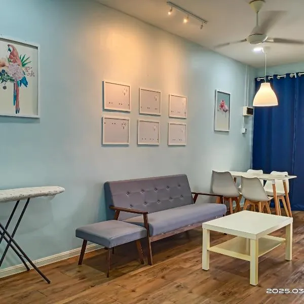 Premium Bajet#2 Queen bed 1 Single 1 Sb#Batu Kawan#Penang, hotel v destinaci Simpang Ampat