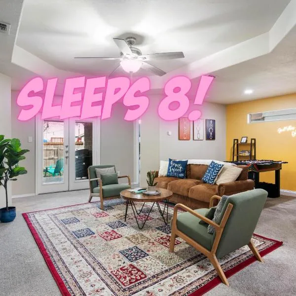 San Antonio में, होटल Perfect SA Getaway! Near Lackland Sea World Alamo Riverwalk