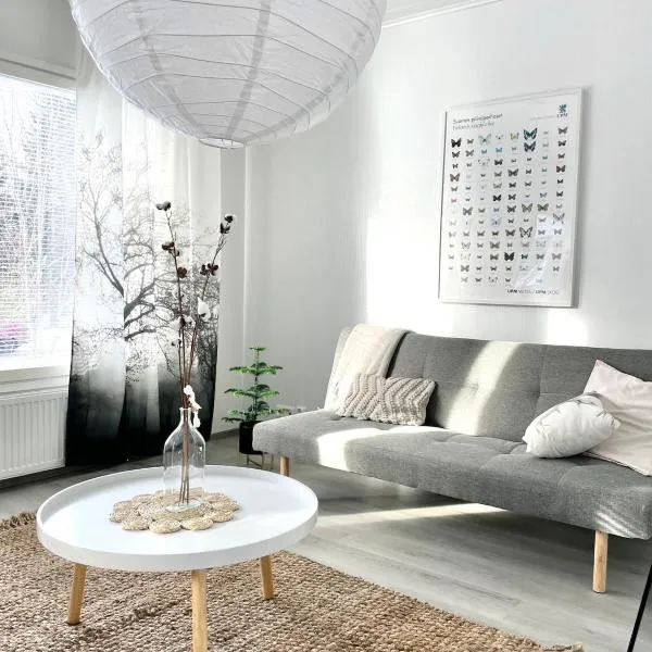 Valoisa uusi kaksio keskellä Suomea, hotell i Haapavesi