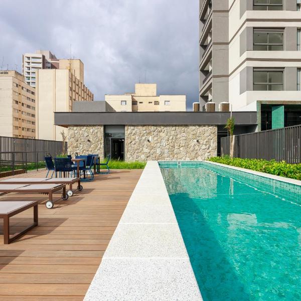 Studio prox Consulado EUA Metro Brooklin piscina - Foto 4