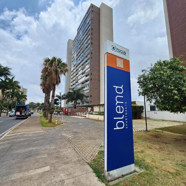BLEND APARTMENTS, ÁGUAS CLARAS, AVENIDA DAS ARAUCÁRIAS 4150, 17º ANDAR, 1 QUARTO, AR CONDICIONADO, COZINHA COMPLETA, SMART TV, WI-FI, PISCINA, ACADEMIA, VAGA DE GARAGEM COBERTA By REI DOS FLATS