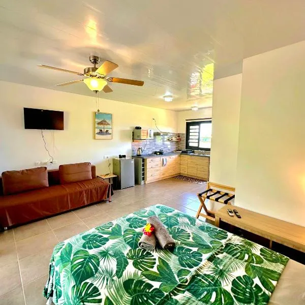 Teahupo'o Lodge Tahiti - Studio Tropical - climatisé - entre randonnées et activités nautiques, hotel v destinaci Teahupoo