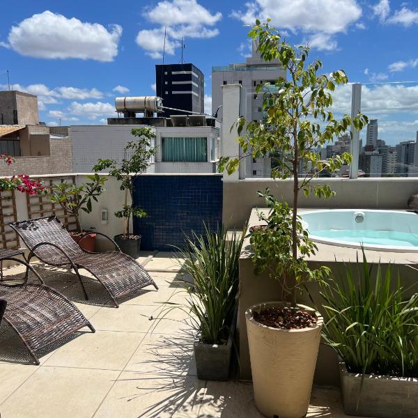 Cobertura com jacuzzi