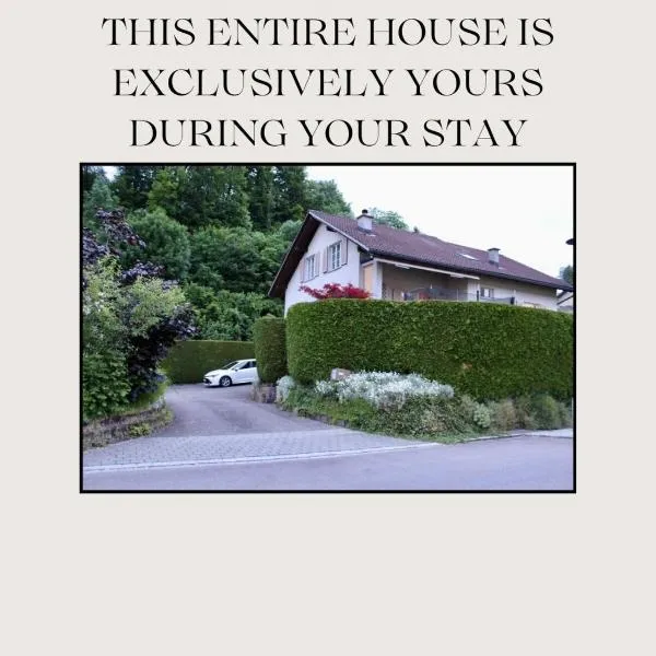 Luxury Villa 7 Room Urban Retreat 2 Baths & Free Parking, hotel in Kollbrunn