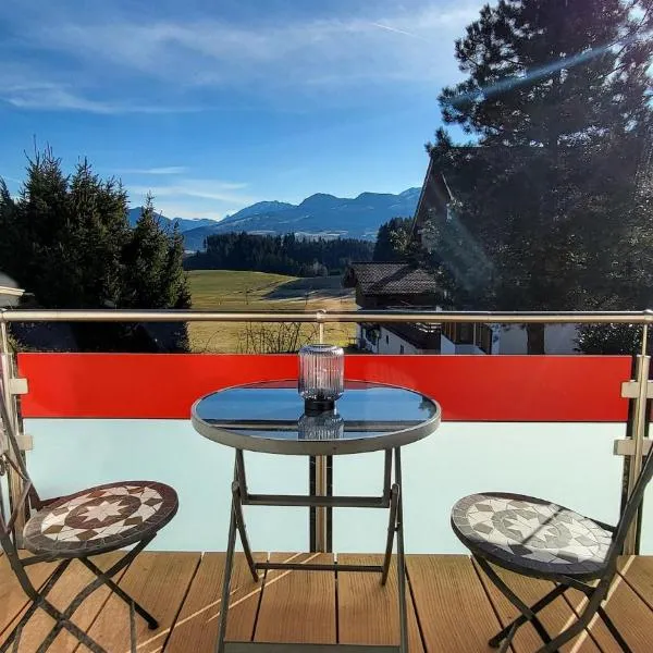 Ruhige Wohnung mit schöner Aussicht, hotel v destinaci Bolsterlang