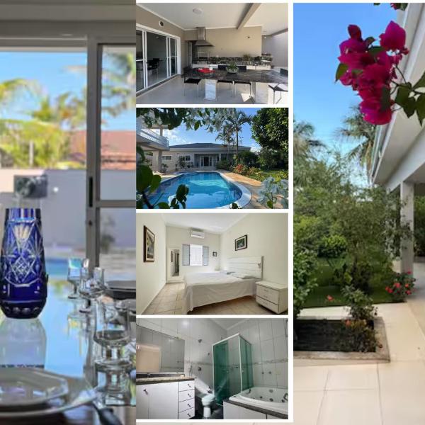 Casa 300m Praia, Ar condicionado, Área Gourmet, Piscina climatizada