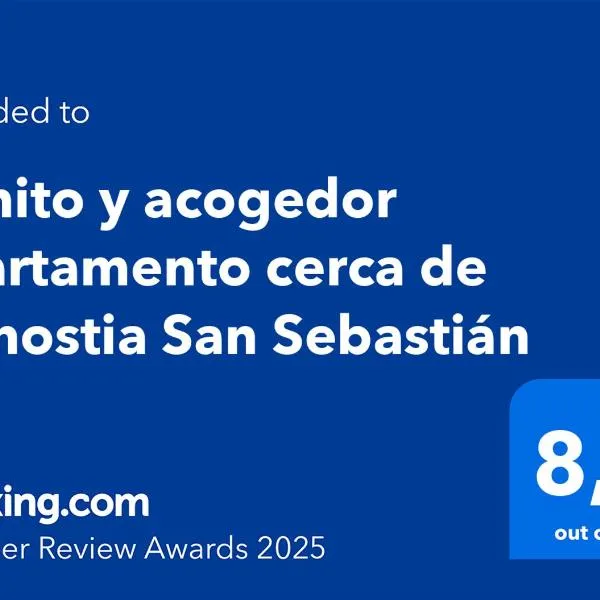 Bonito y acogedor apartamento cerca de Donostia San Sebastián, ξενοδοχείο σε Renteria