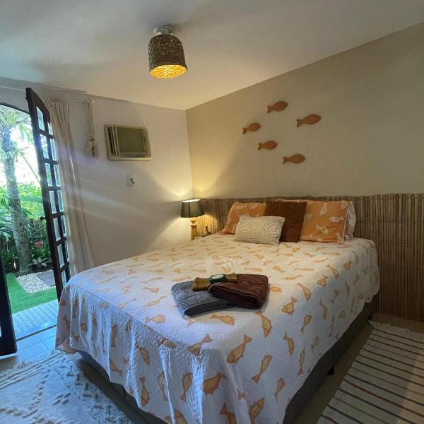 Suite privativa na praia da Barra!