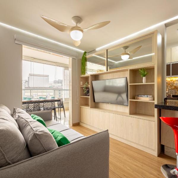Easy Star - Zoom Bela Vista - Belo apto c/ 2 quartos, vaga e varanda na Paulista