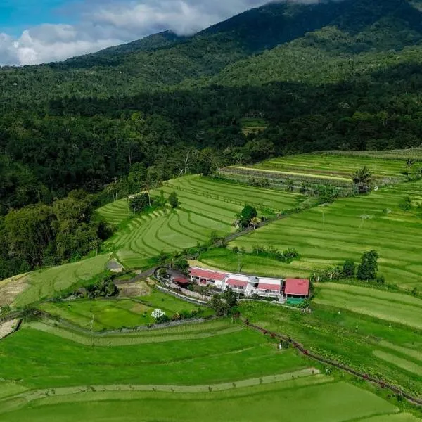 Santya Loka Lodge & Twin Waterfall, hotel v destinaci Jatiluwih