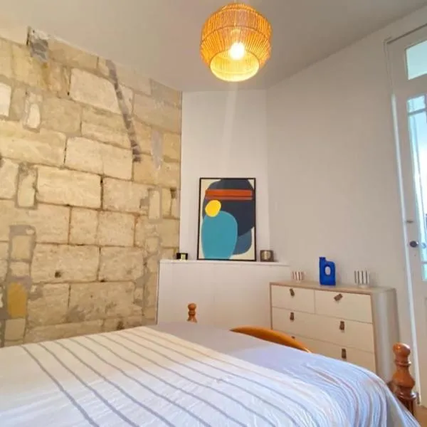 Charmant T2 avec Jardin, Barrière St-Genes – hotel w mieście Talence