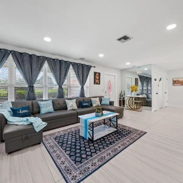 Sweet Pink HouseCozy Winter Stay Near Beach-Parks, viešbutis mieste Rivyra Bičas