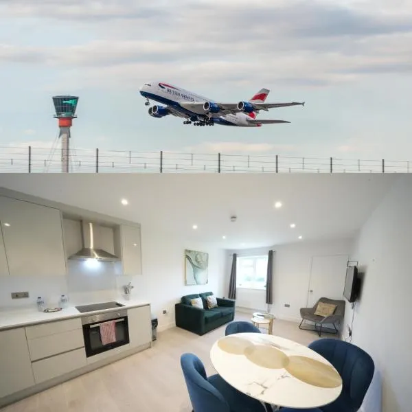 10 Min Drive to Airport - Free Parking - 15 min Bus ride - EV Charge available, khách sạn ở Stanwell