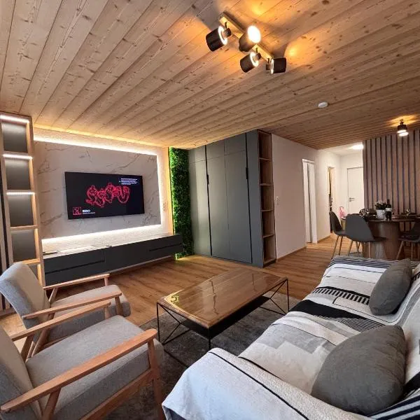 Luxuse Ferienwohnung Flüe 11, hotel v destinaci Leukerbad
