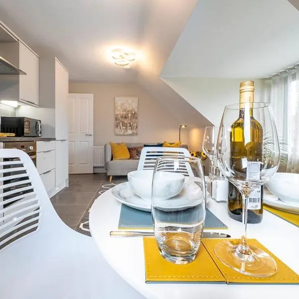 Belfast central stylish spacious apartment free parking, hotel v Belfastu