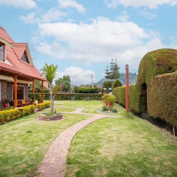 Country house with fireplace and mountain view, hotel v destinaci Ubaté
