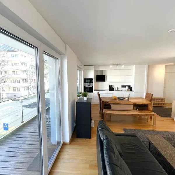 BASELiving 3,5 Room Apartment - Bahnhof Basel SBB - Self Check-in, hotel v Basileji