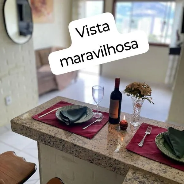 Flat com vista espetacular 2 banheiros 3 quartos área central-cozinha completa-AR- casais - grupos ou familias ou empresas, hotel v destinaci Governador Valadares