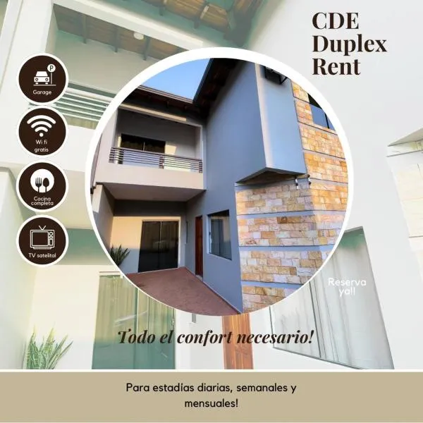 CDE duplex Rent II - 2 Dormitorios - 4 camas, hotel sa Ciudad del Este